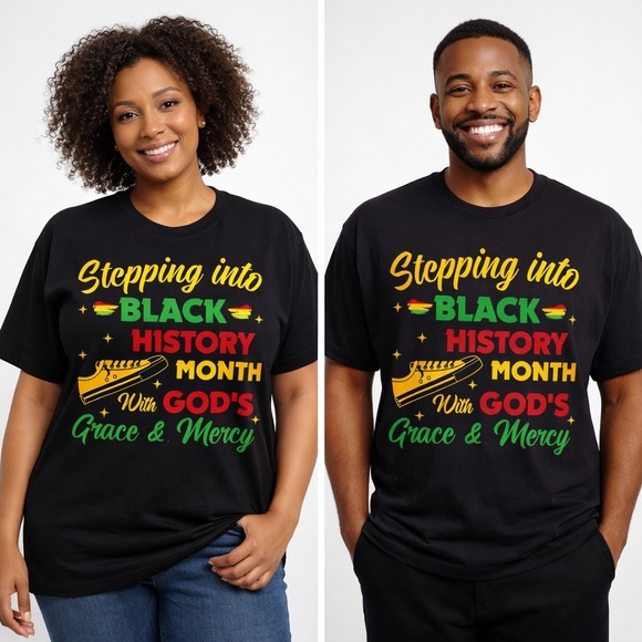 Passion of Essence Other - Black Graphic T-Shirt Stepping into Black History Month S-5XL